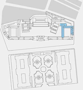 Lageplan des Architekturzentrum Wien
